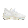 ZIM Women's Fancy White Mesh Sports Sneakers