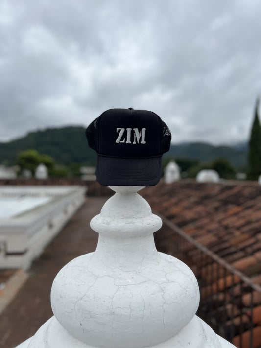 ZIM "Wanderlust" Black Mesh 5-Panel Hat