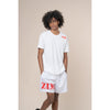 ZIM White Classic Shorts