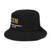ZIM Opulent Black Denim Voyager Bucket Hat