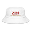 ZIM Opulent White Terry Cloth Voyager Bucket Hat