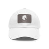 Dad Hat with Leather Patch (Rectangle)