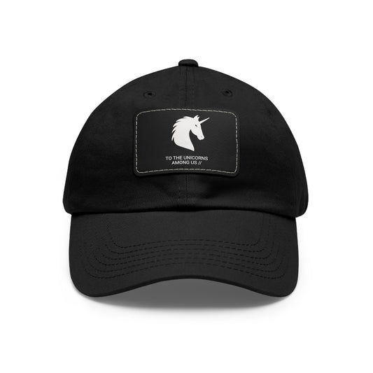 Generation 2 - Dad Hat with Leather Patch (Rectangle)