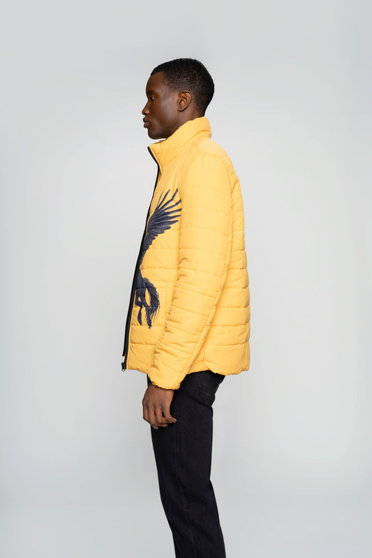 Golden Men's Puffer Jacket