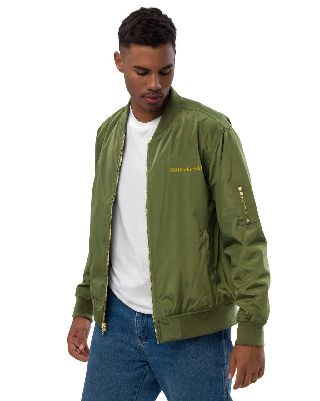 Men's Bomber Jacket with PrimaLoft® in Olive from Joe Fresh